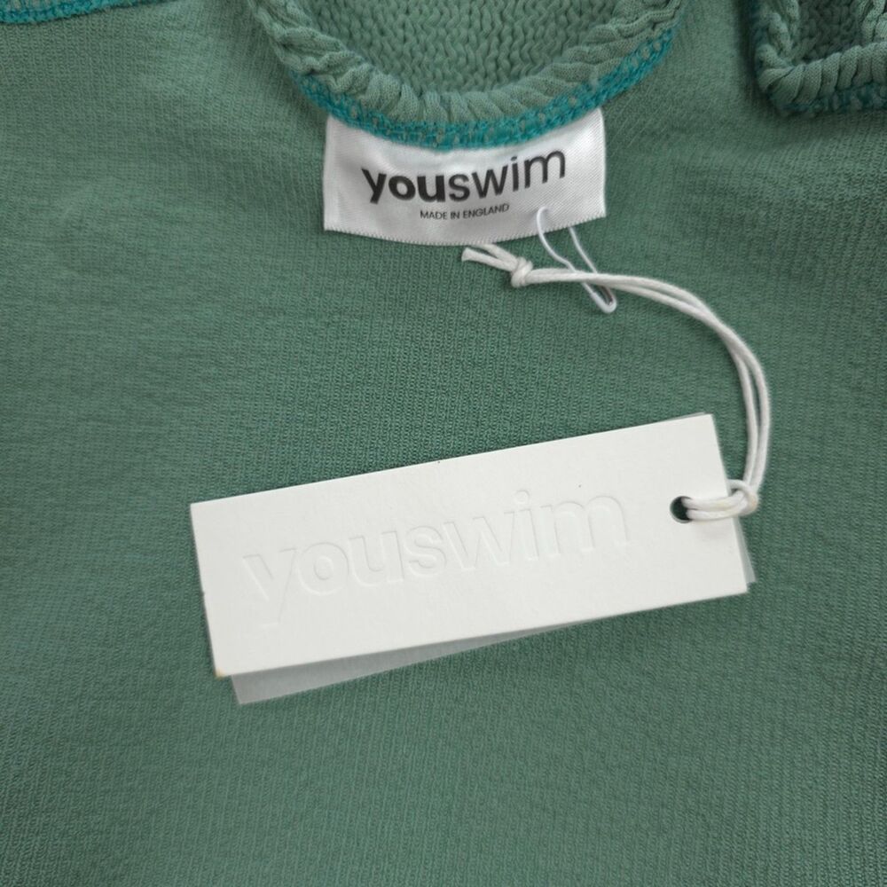 NWT YouSwim Verve Bikini Top Sage Green Beachy Boho Minimal Resort 90s Y2k VSCO - Picture 2 of 8